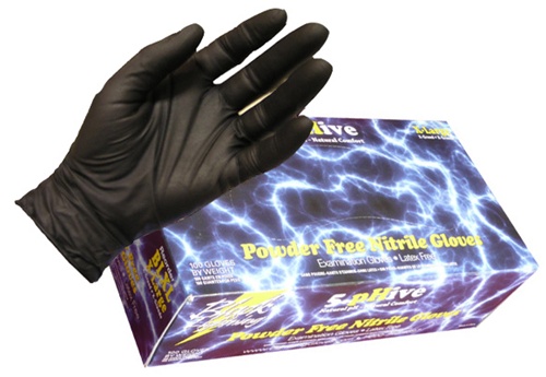 Black Lightning Nitrile Gloves